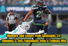 Winners and Losers from Seahawks 24, Dolphins 3: Key Takeaways from a Tedious Win