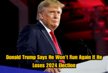 Donald Trump Says He Won't Run Again If He Loses 2024 Election